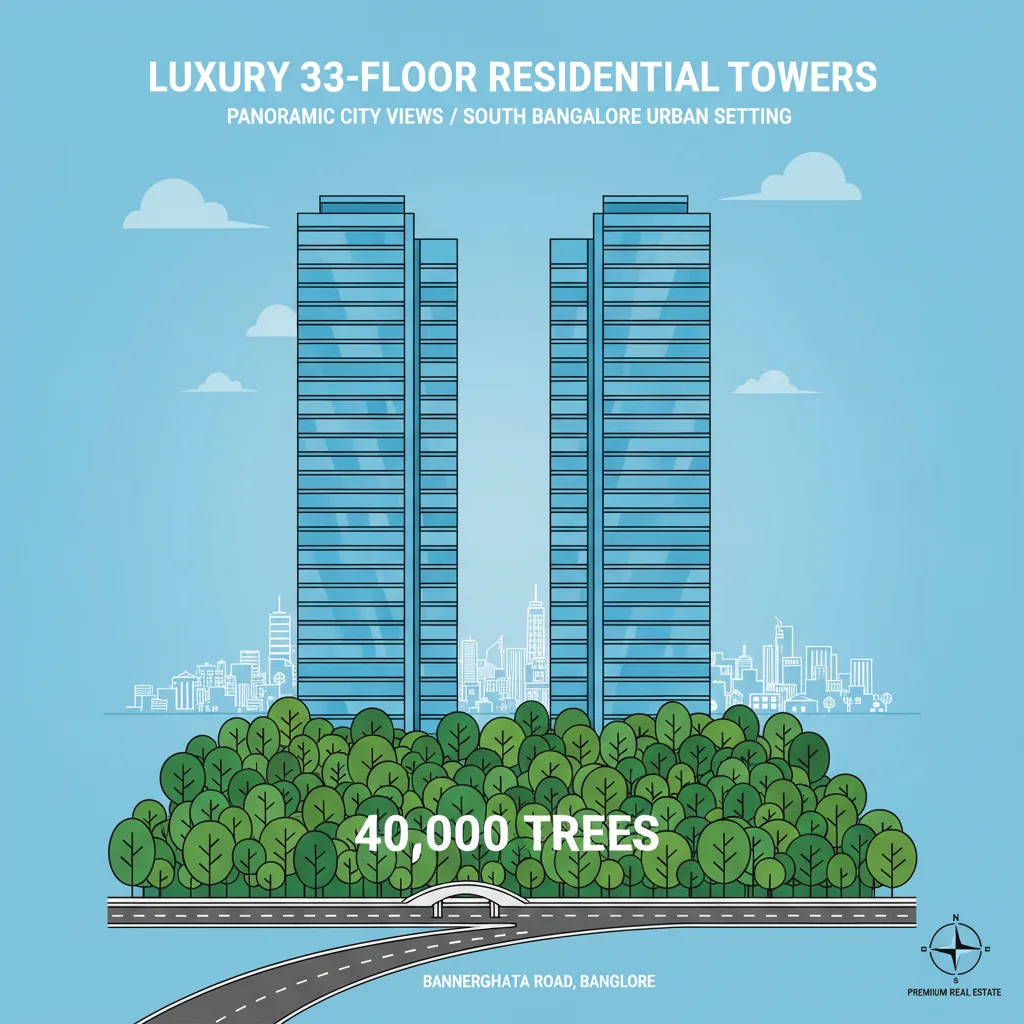 33 floor high rise apartments bannerghatta road hero
