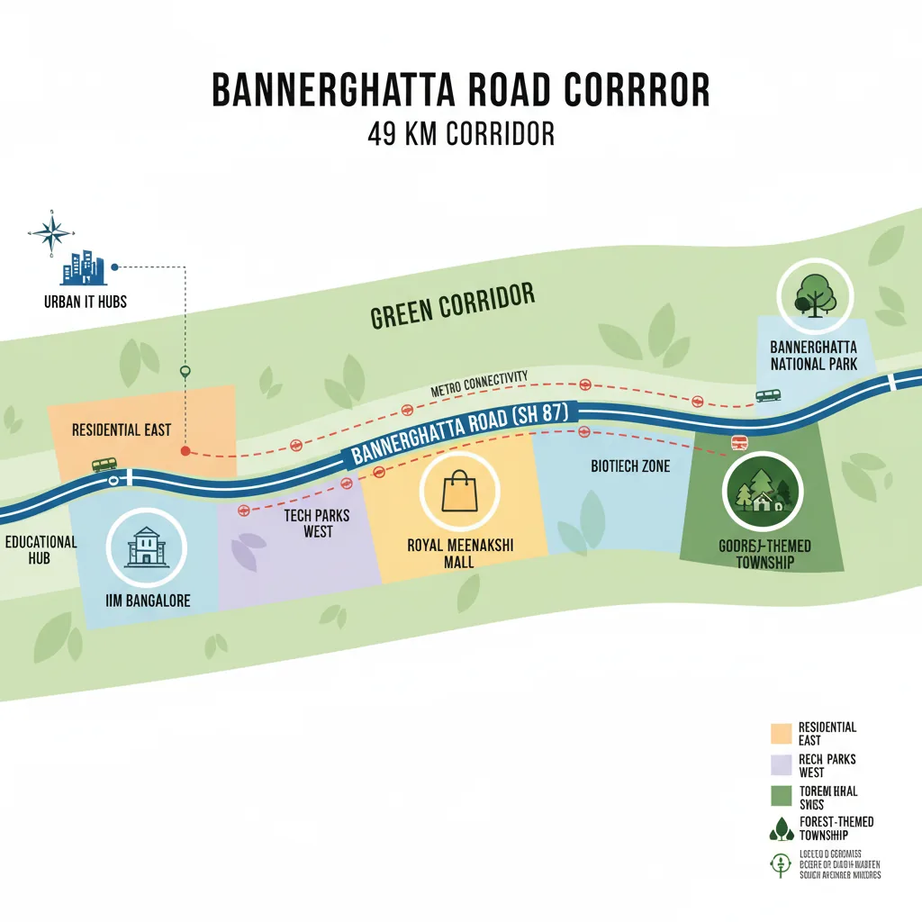 Which Part of Bangalore is Bannerghatta Road?