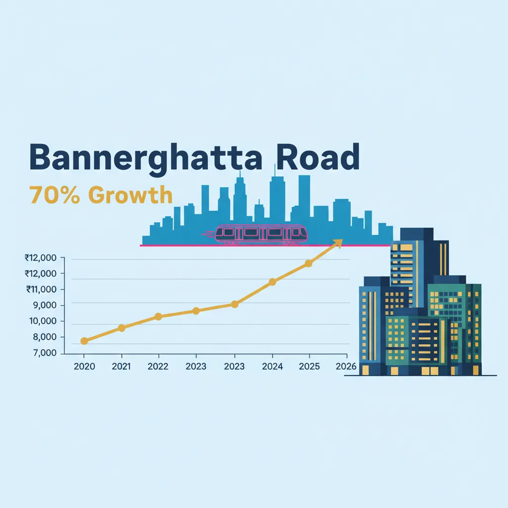 Bannerghatta Road Property Appreciation Trends: 2020 to 2026 Price Report