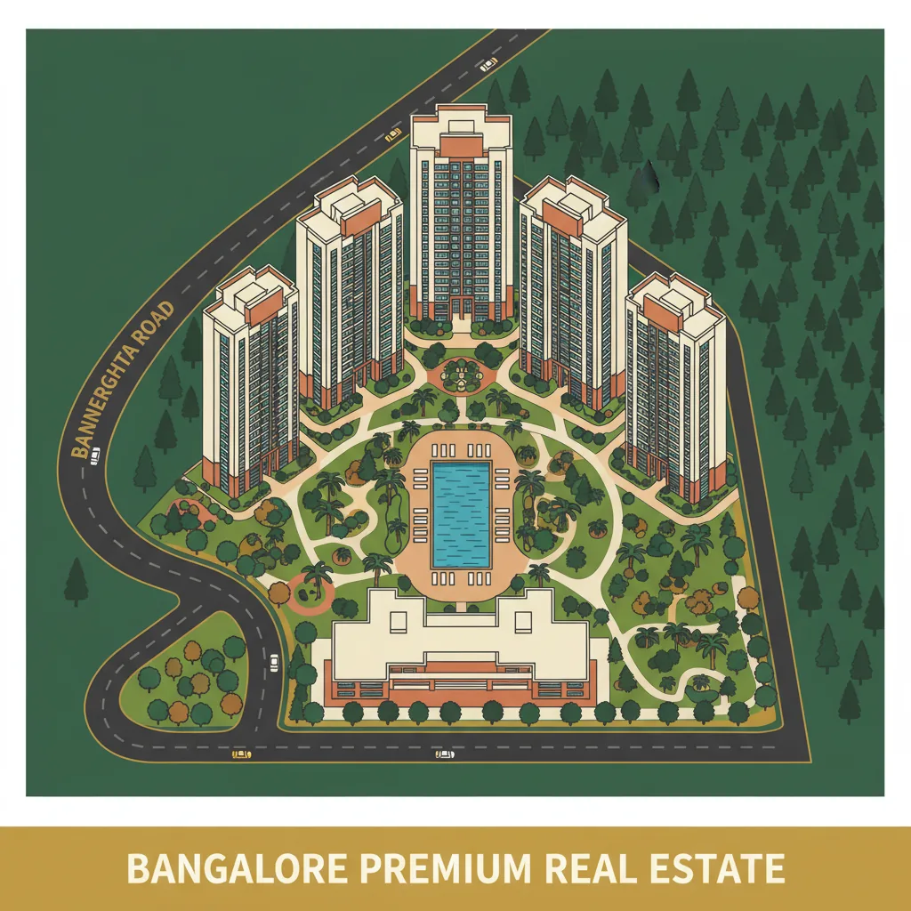 Best Godrej Projects in Bannerghatta Road - Luxury residential township with green landscaping and high-rise towers