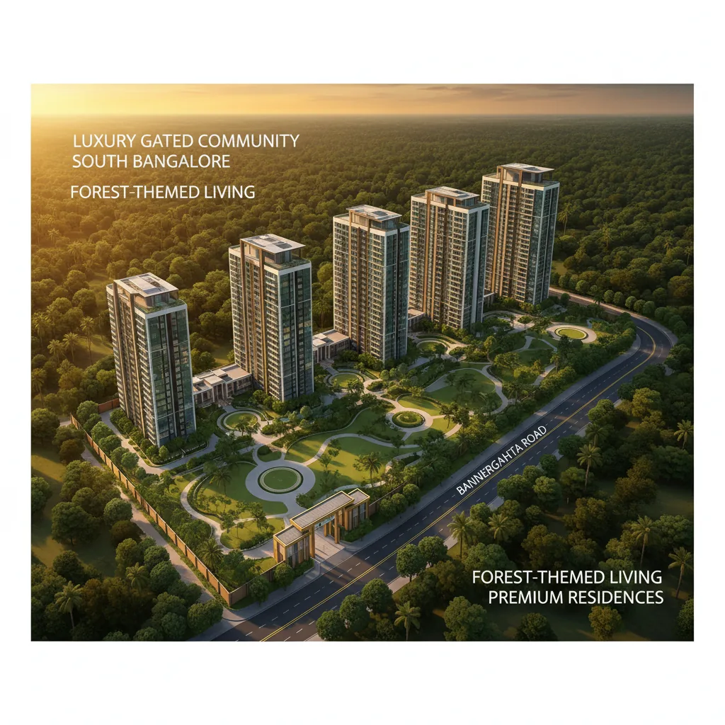 Godrej Vanantara - Luxury gated community near Meenakshi Mall with forest-themed high-rise towers in South Bangalore