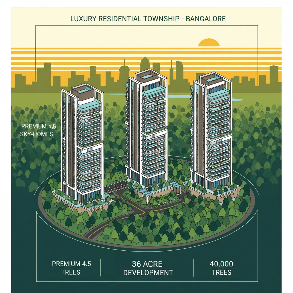 Godrej Vanantara 4.5 BHK Luxe 2900 sq ft luxury residential towers in forest-themed township with 40000 trees