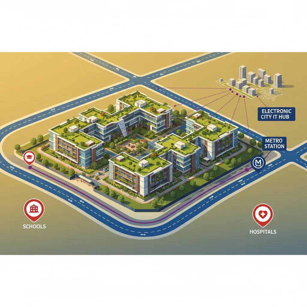 Godrej Vanantara Address - Modern residential apartment complex in South Bangalore with Bannerghatta Road connectivity