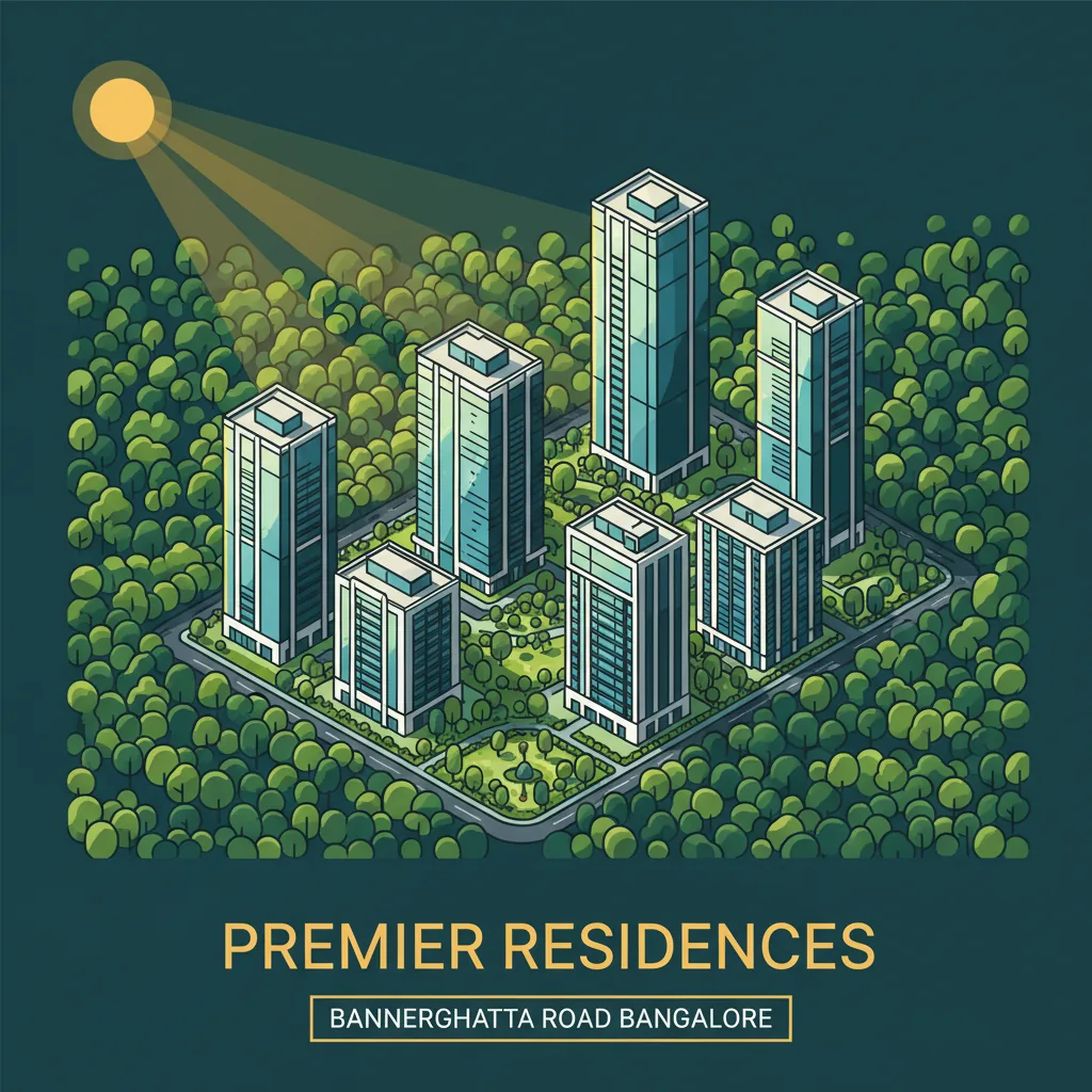 Godrej Vanantara luxury residential towers in 36-acre green forest setting with landscaped gardens