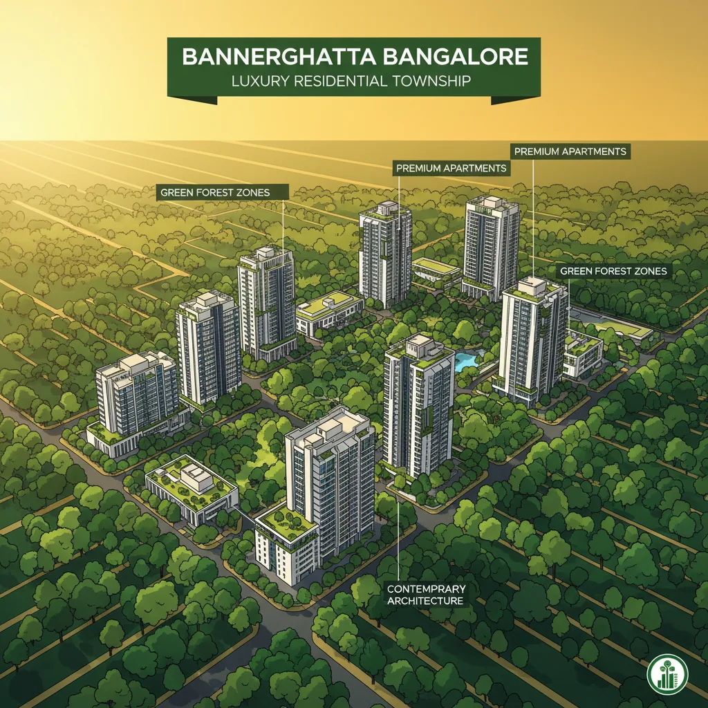 Godrej Vanantara Latest News March 2026 - Modern luxury residential township aerial view with forest-themed landscape and high-rise towers