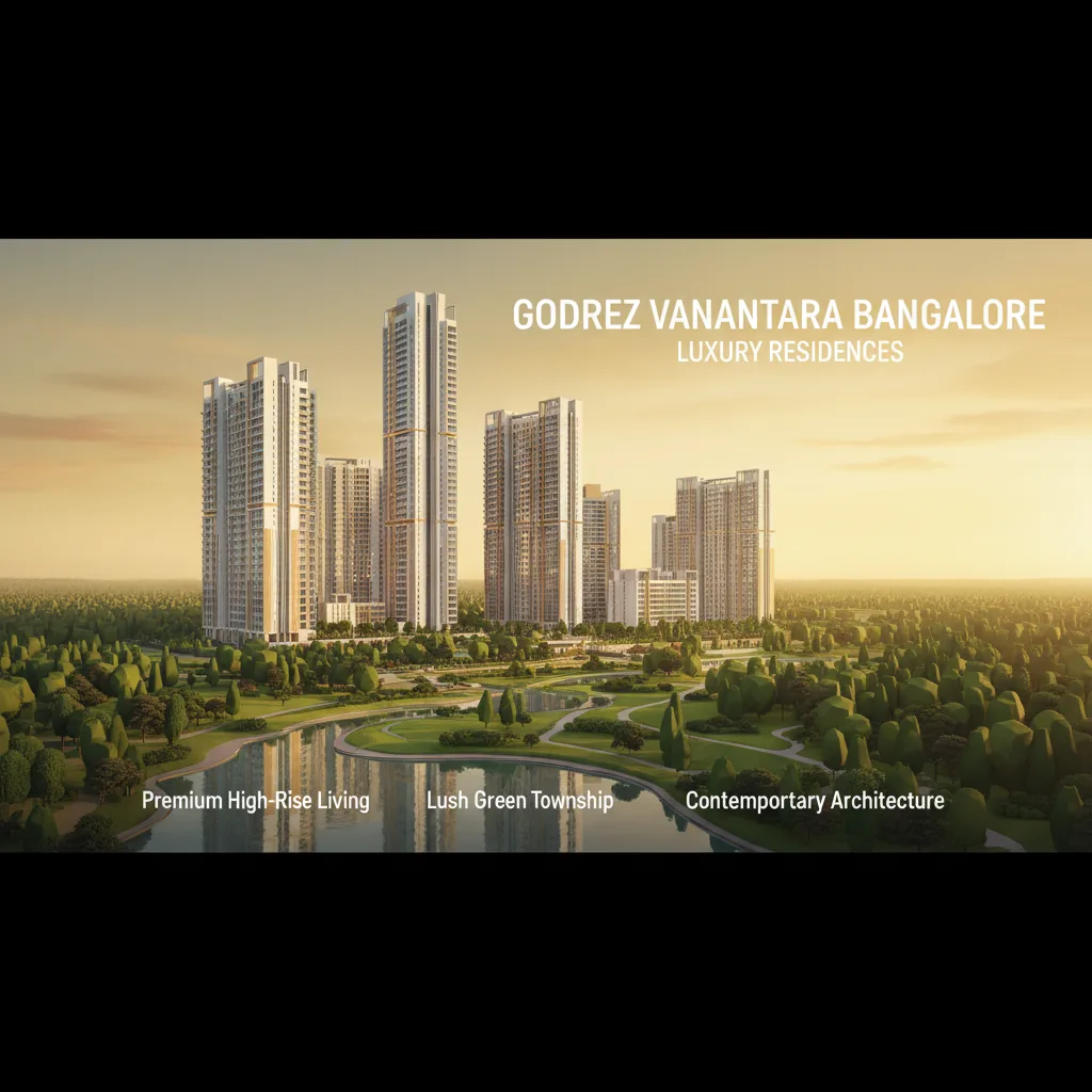 Godrej Vanantara Launch Price - Modern luxury residential apartment complex in forest-themed township
