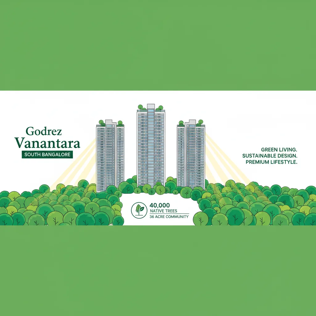 Godrej Vanantara luxury residential towers in South Bangalore with forest landscape - new launch 2026