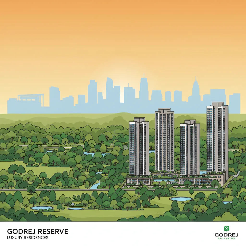 Is Godrej a Trusted Builder? Modern luxury residential township with lush green forest-themed landscaping