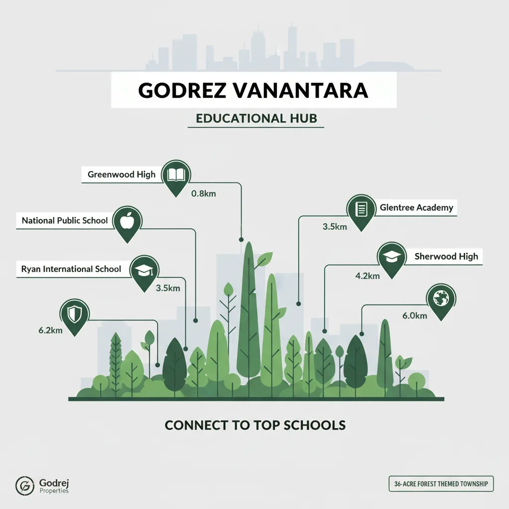 schools near godrej vanantara hero
