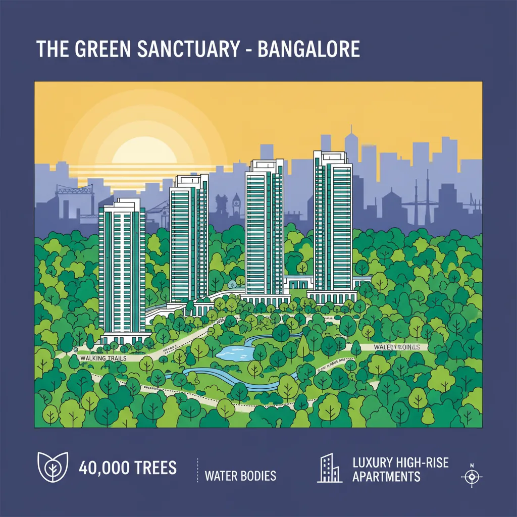 Why Invest in Godrej Vanantara - Premium luxury residential township aerial view with forest-themed development